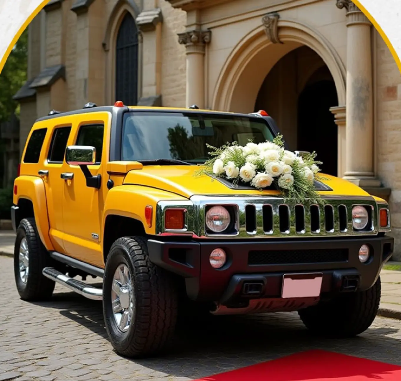 Hummer todo terreno amarillo 1 Dimontti