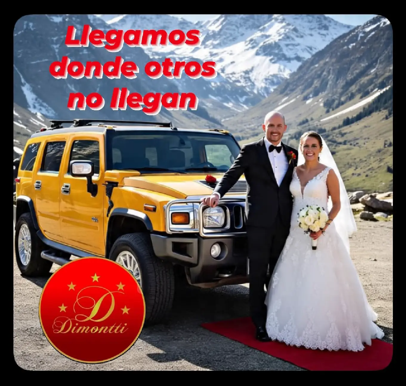 Hummer todo terreno amarillo 3 Dimontti