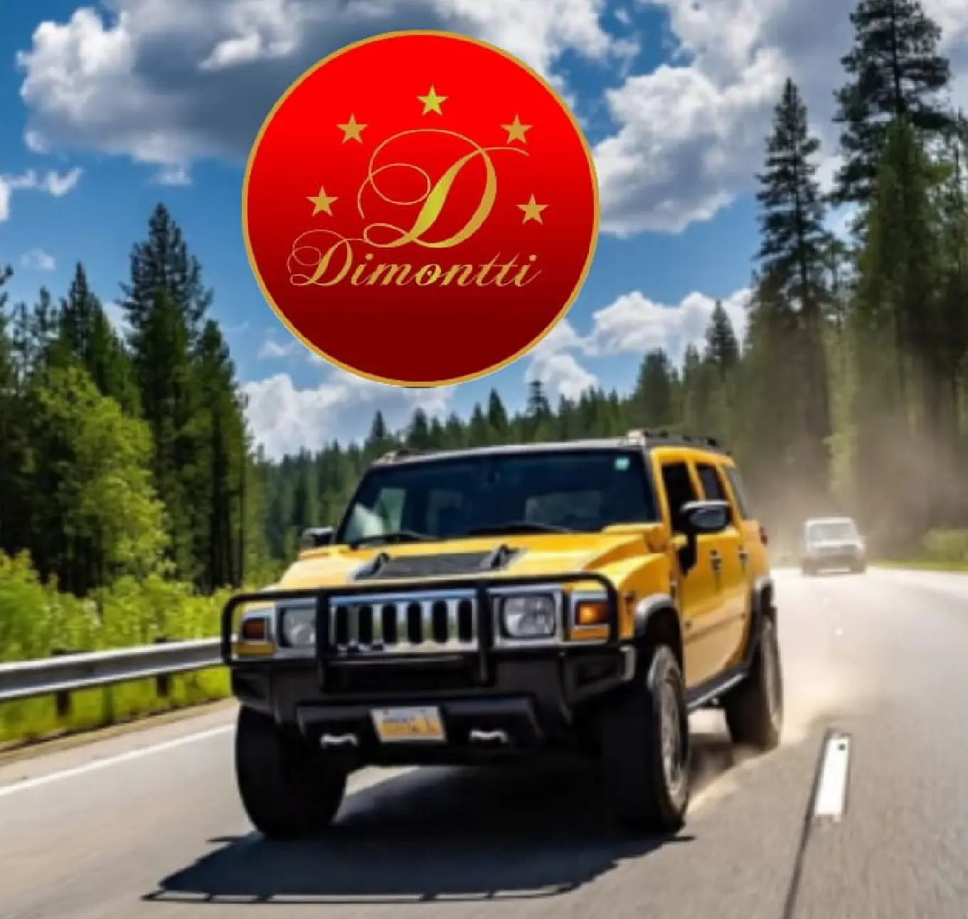 Hummer todo terreno amarillo 4 Dimontti