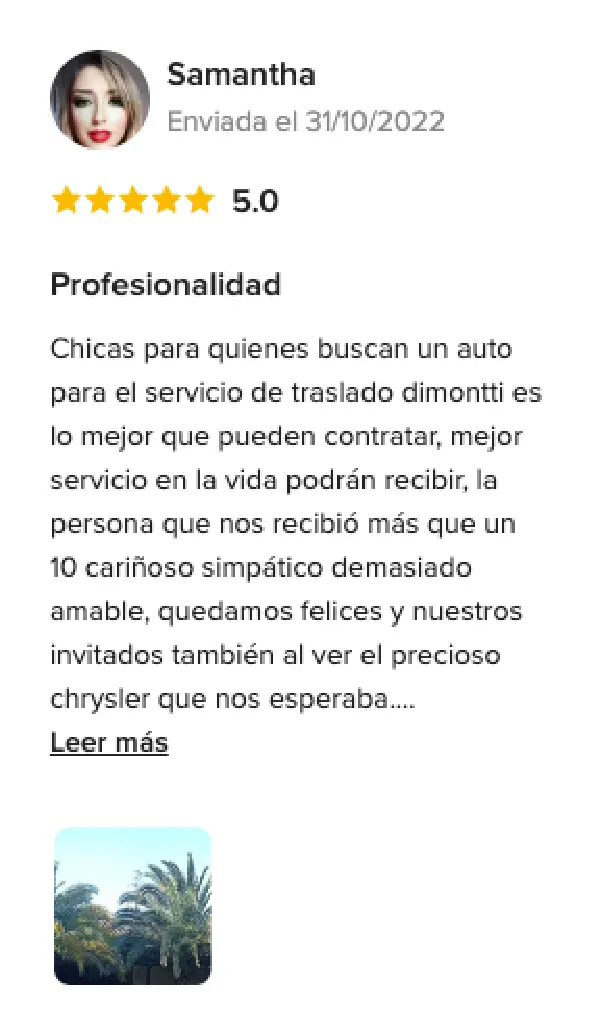 Samantha testimonio sobre Dimontti